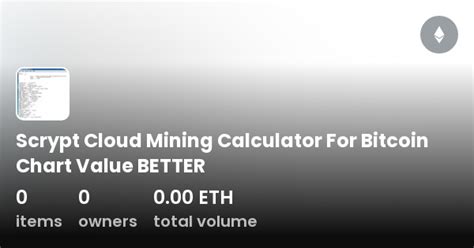 Scrypt mining calculator .